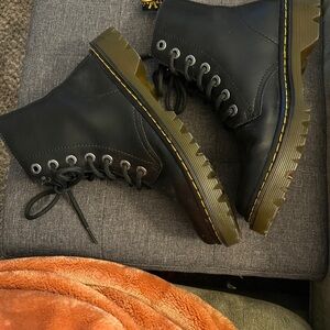 Dr. Martens Black Leather Boots